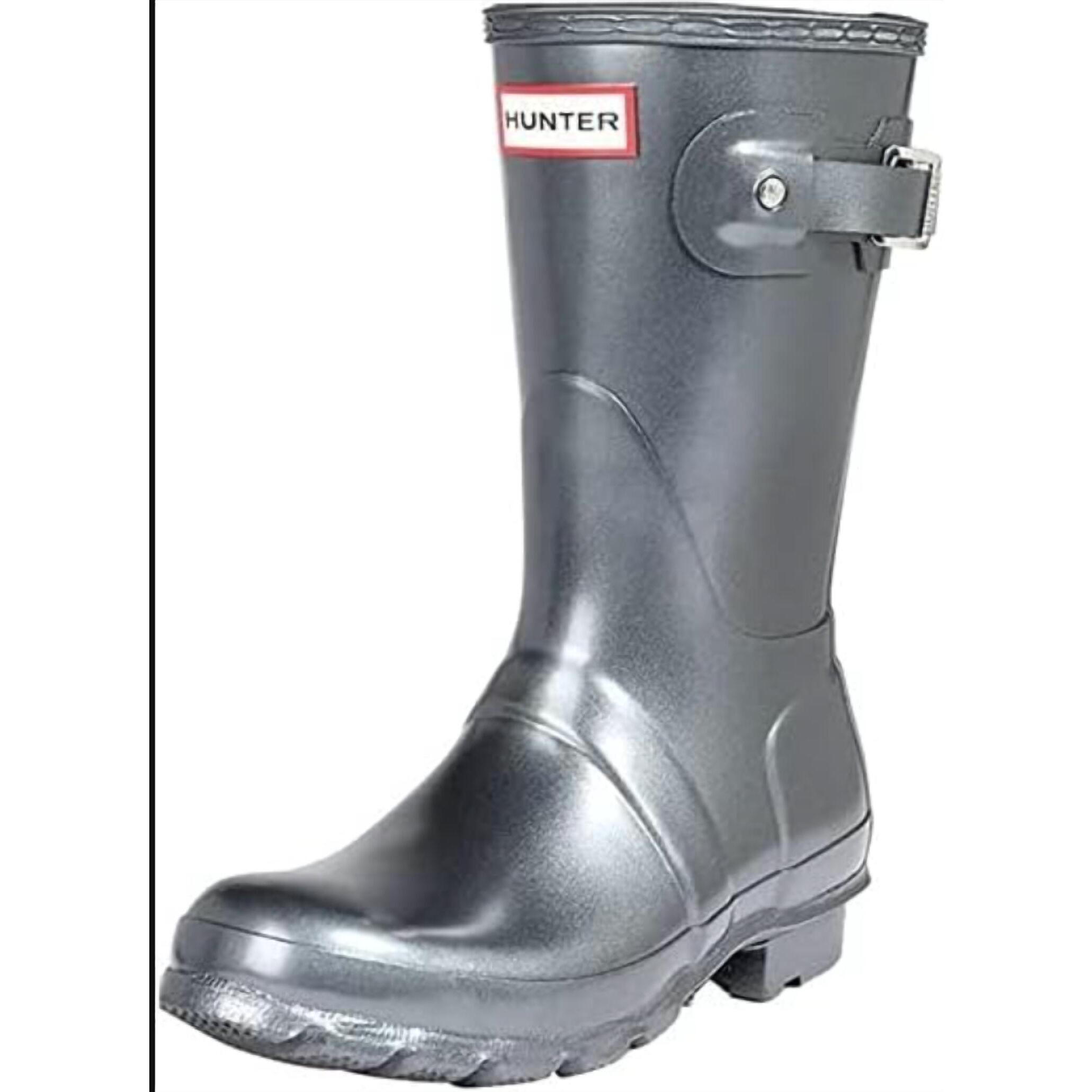 New Hunter Women's Original Short Nebula Boots In Black